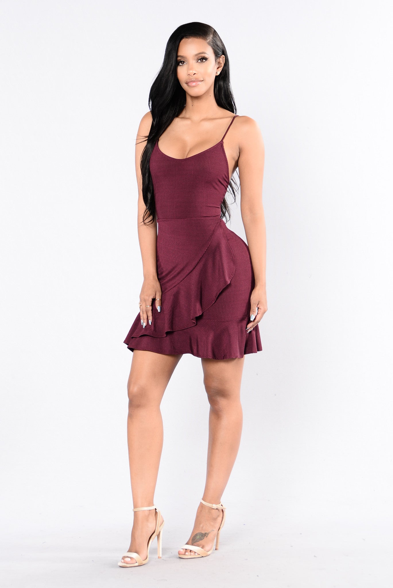 Classy Sassy Dress Deep Purple