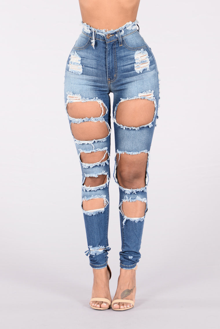 fashion nova jeans ripped in the back