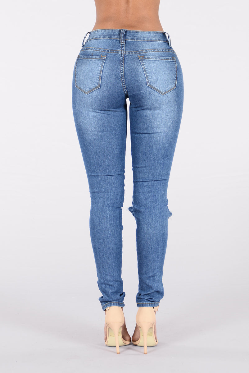 Best Be Believing Jeans - Medium Blue | Fashion Nova, Jeans | Fashion Nova