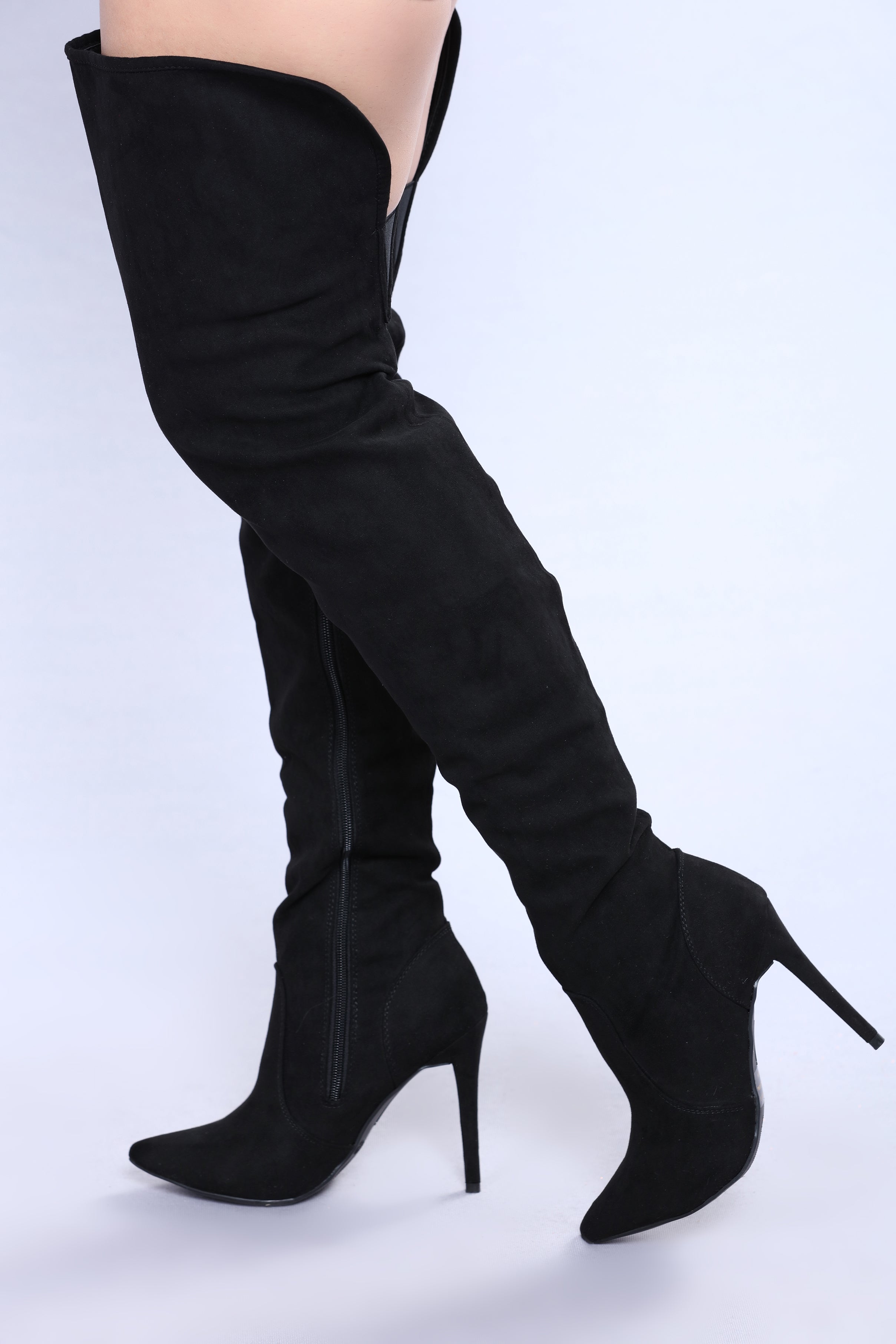 fashion nova high knee boots