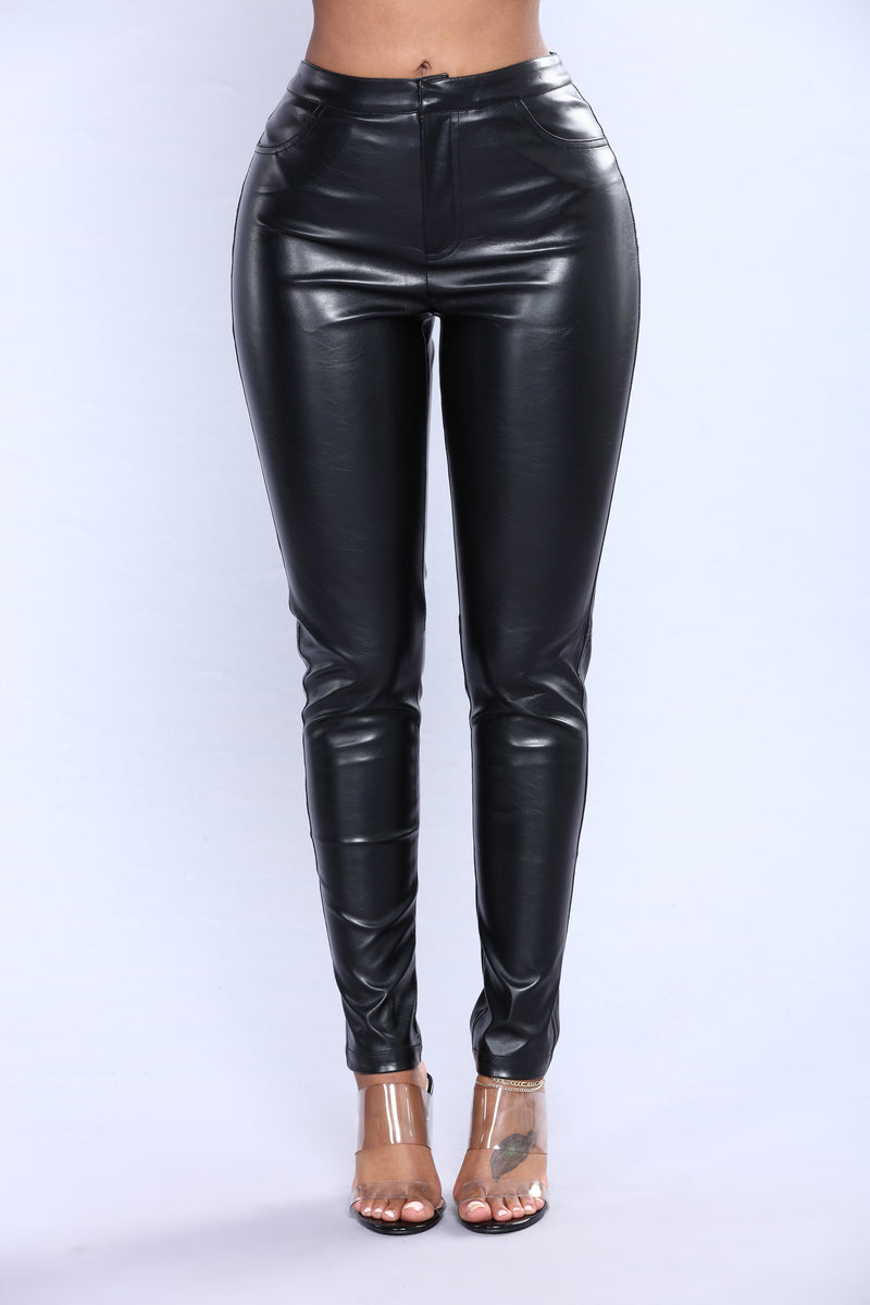 Night Rider Faux Leather Pants - Black | Fashion Nova, Pants | Fashion Nova