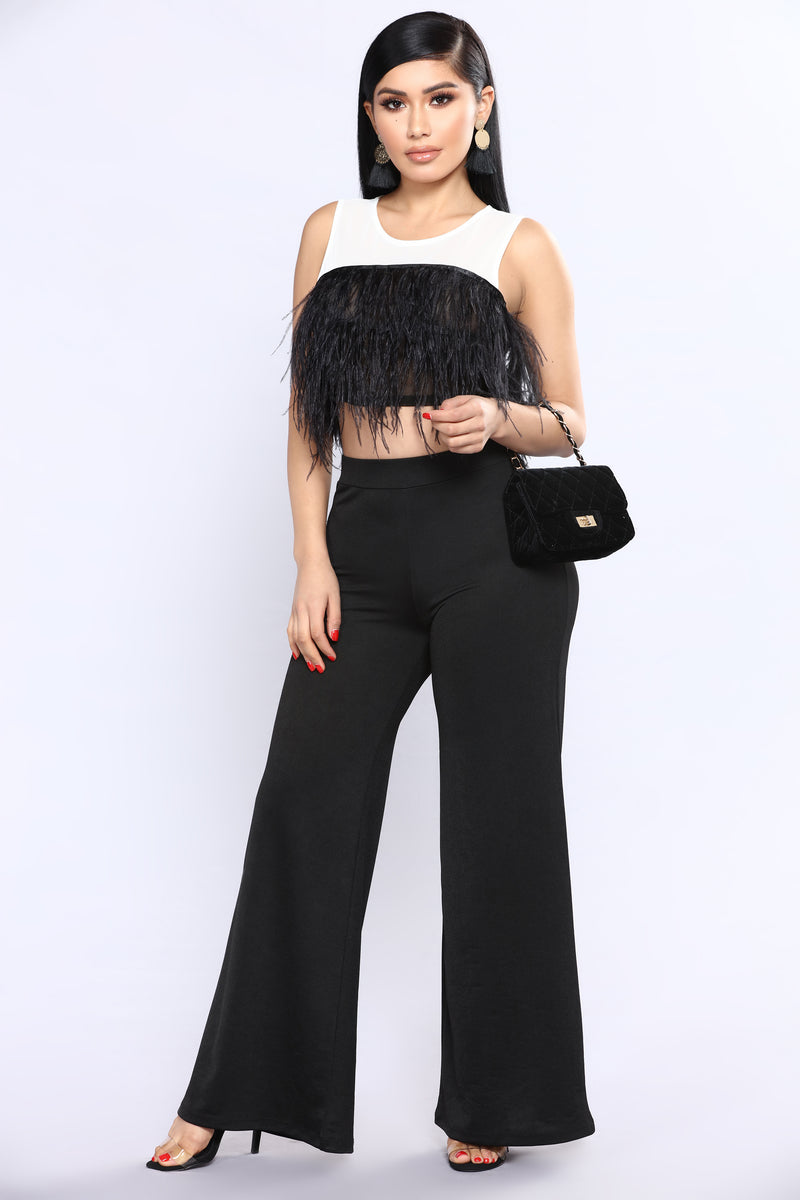 Camomive Crop Top - Black/White | Fashion Nova, Knit Tops | Fashion Nova