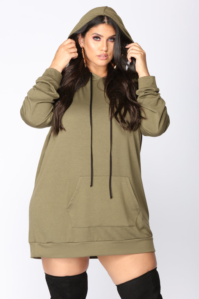 fashion nova plus size sweater dress with boots