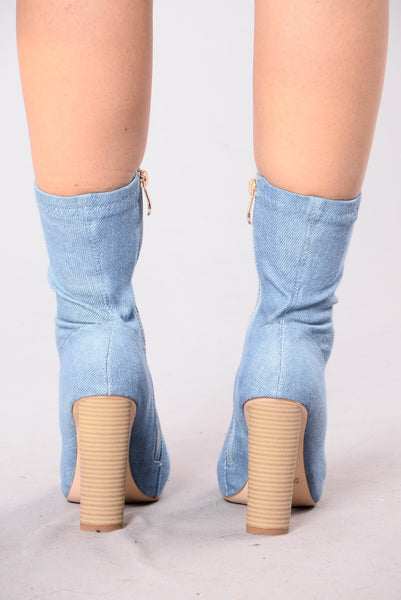 King Of Me Boot - Denim