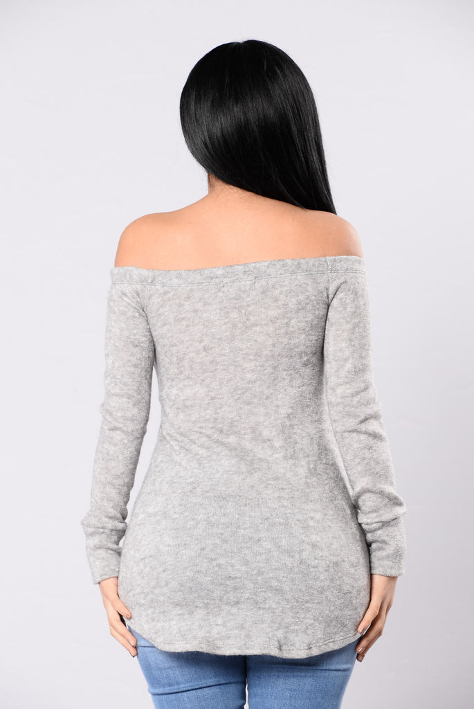 River Lea Top - Heather Grey