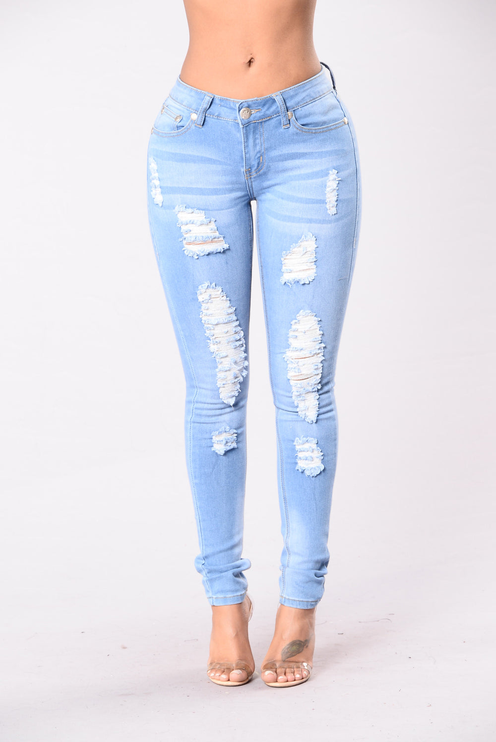 Addicted In Every Way Jeans - Light Blue