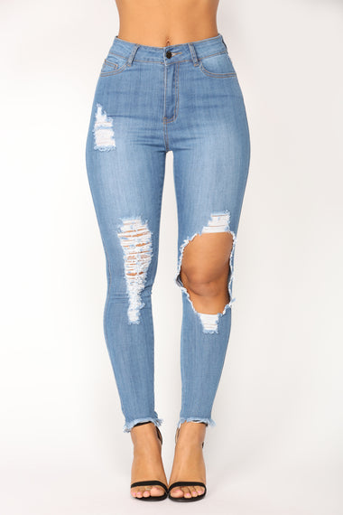 Come Up Ankle Jeans - Medium Denim – Fashion Nova