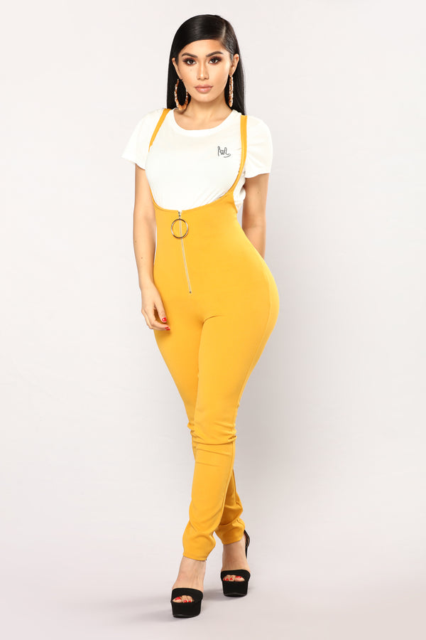 fashion nova yellow jumpsuit