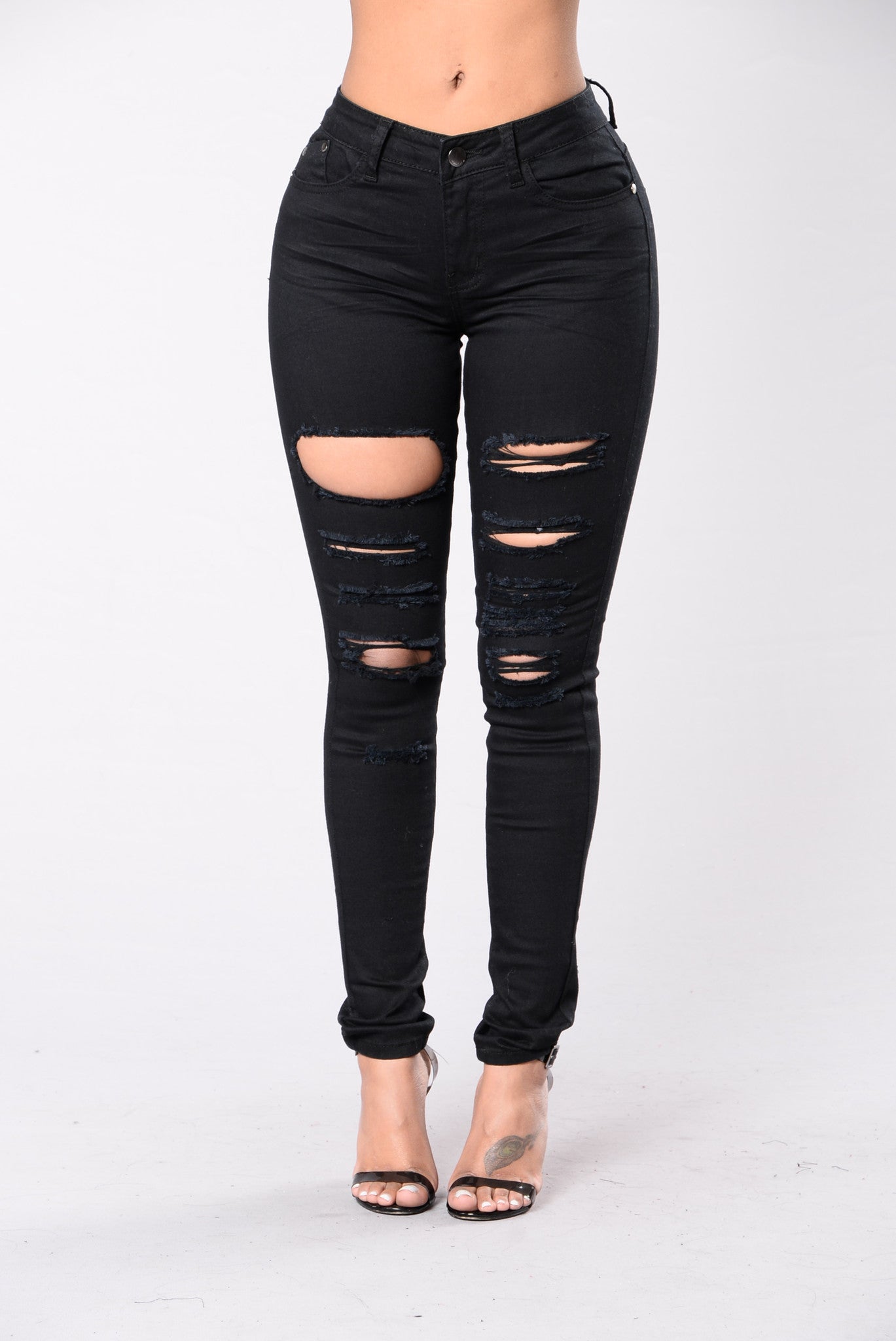 Slow Burn Jeans - Black