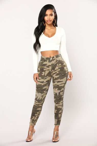 Major Camo Ankle Jeans - Camo – Fashion Nova