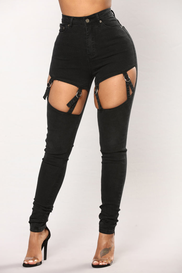 fashion nova buckle pants