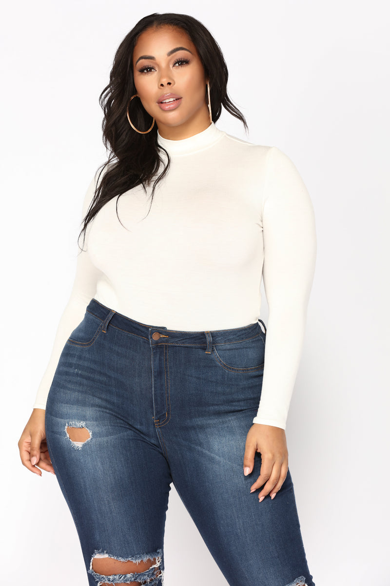 plus size bodysuit blouse