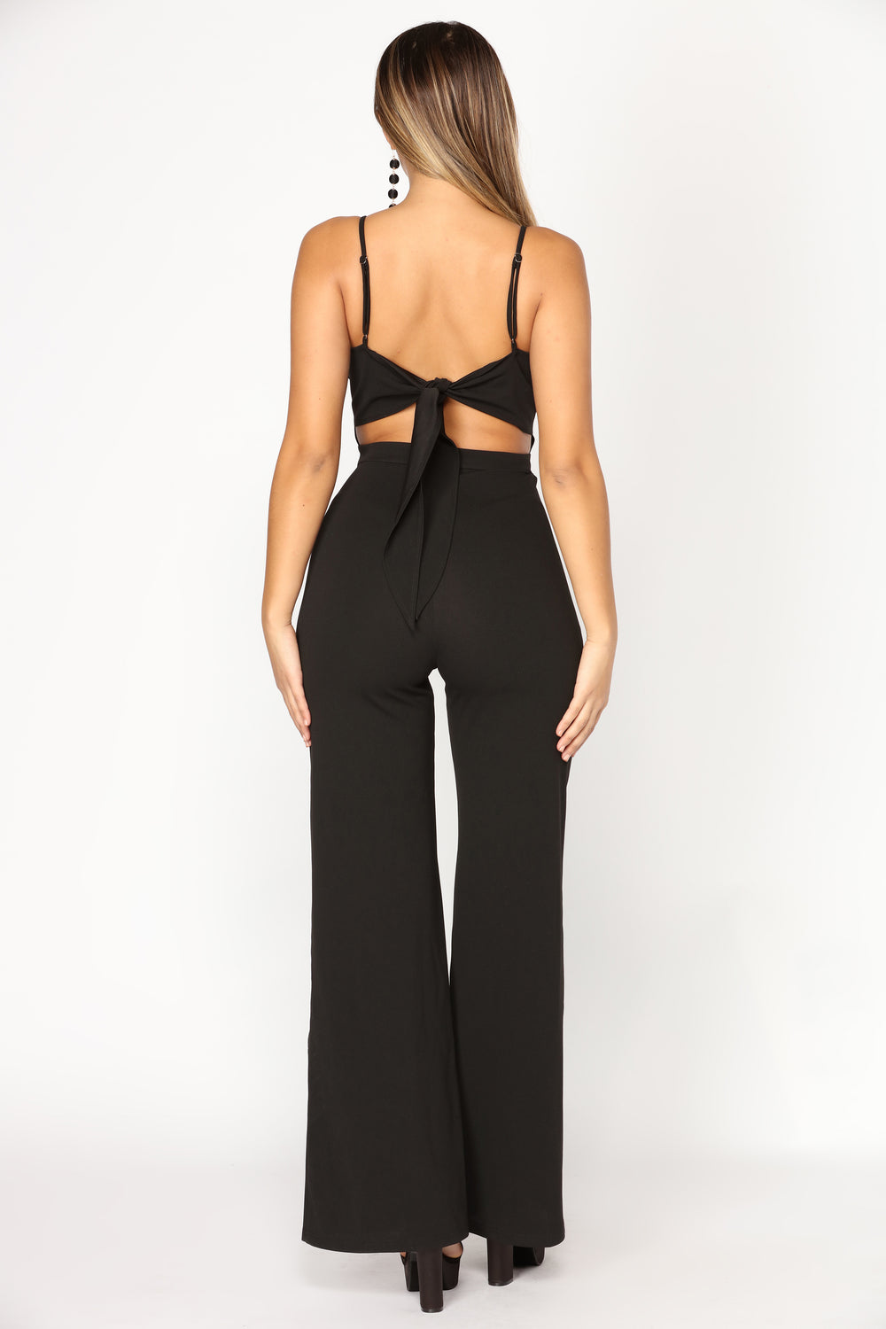 Bright Side Embroidered Jumpsuit - Black