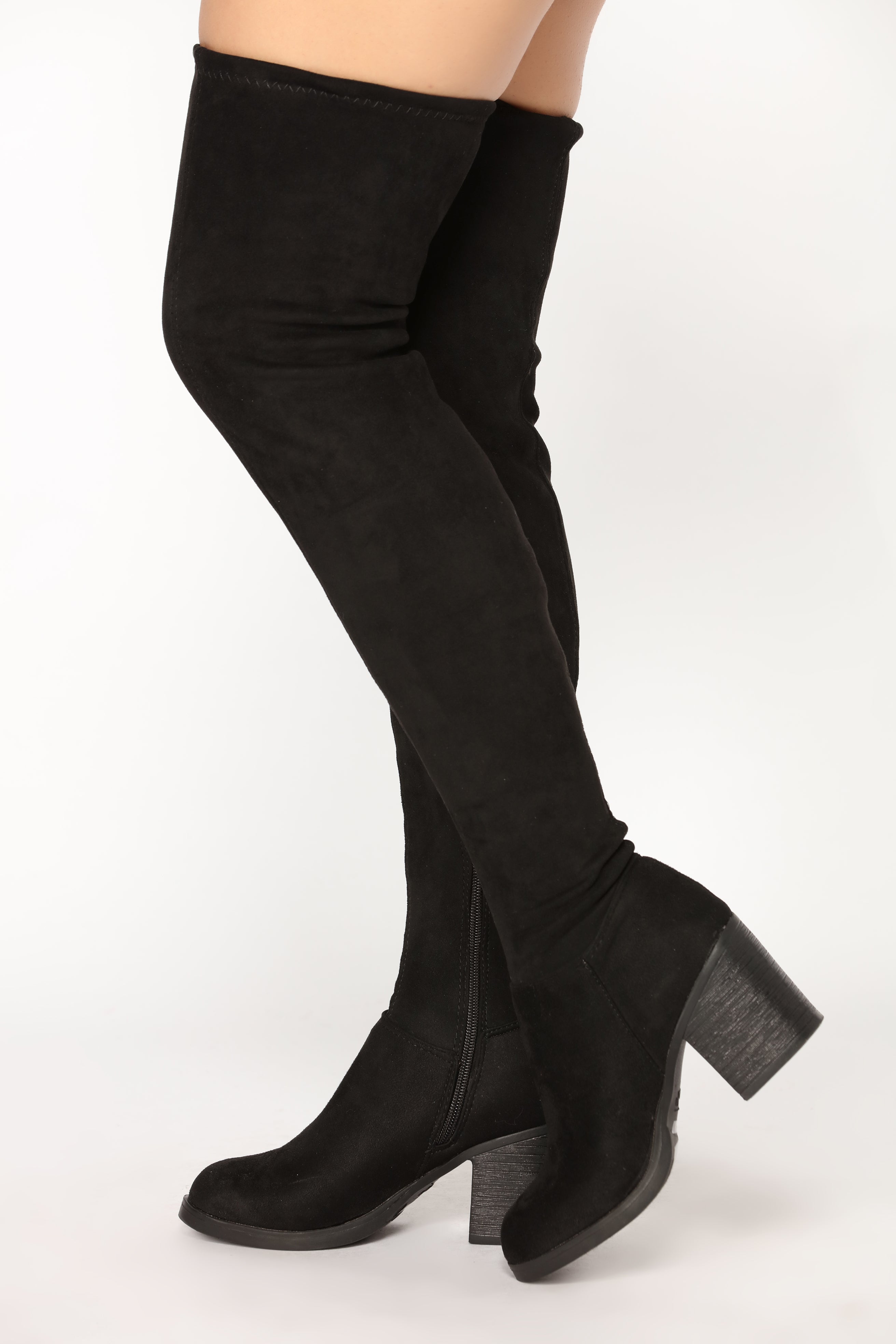 fashion nova high knee boots