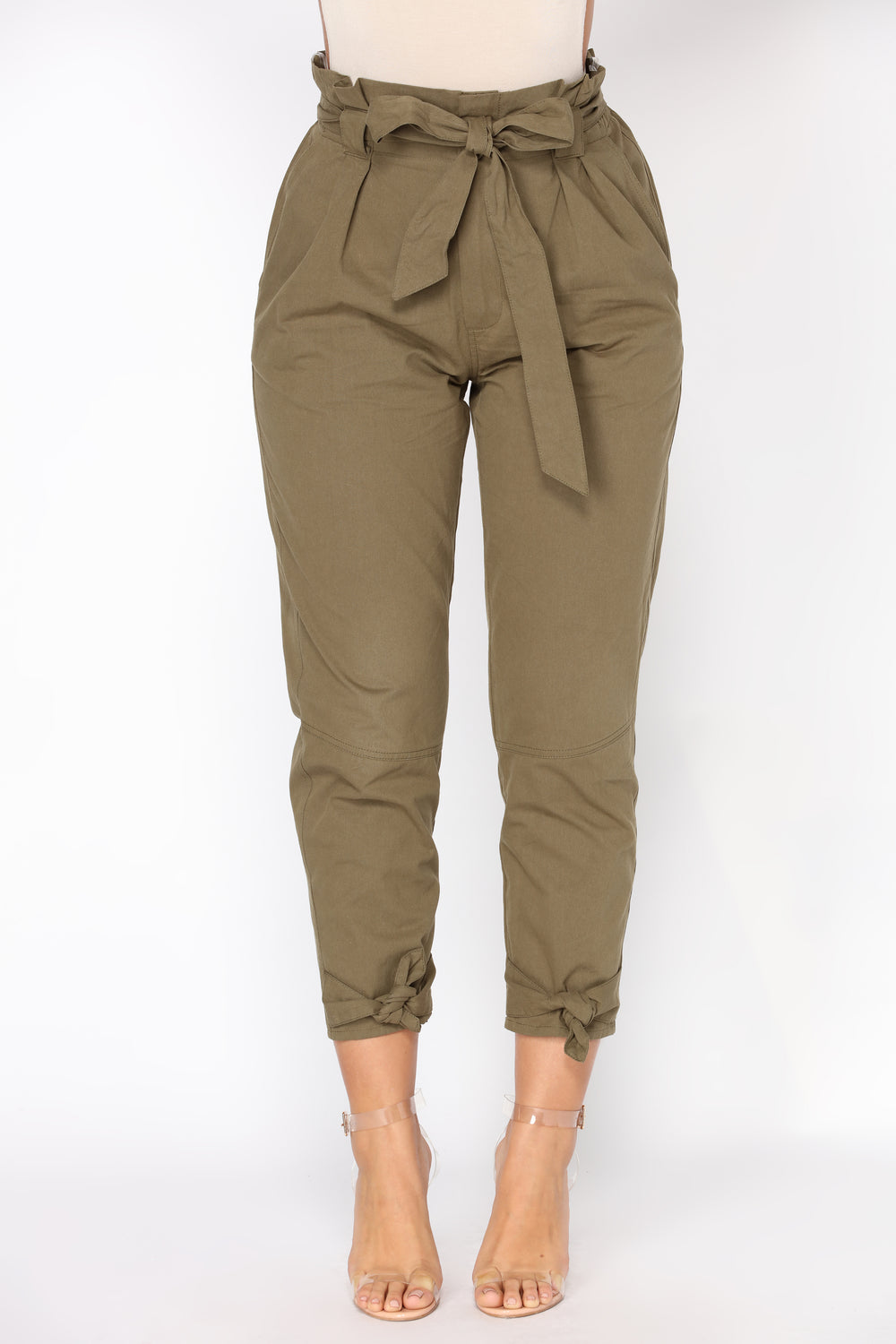 Going On An Adventure Cargo Pants - Olive