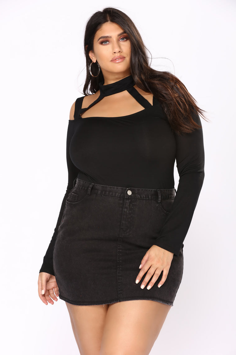 High Hopes Bodysuit - Black, Bodysuits | Fashion Nova