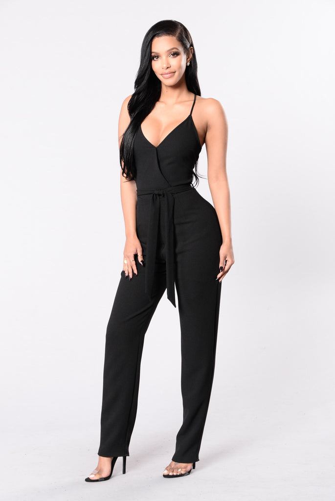 Dynamite Crush Jumpsuit - Black