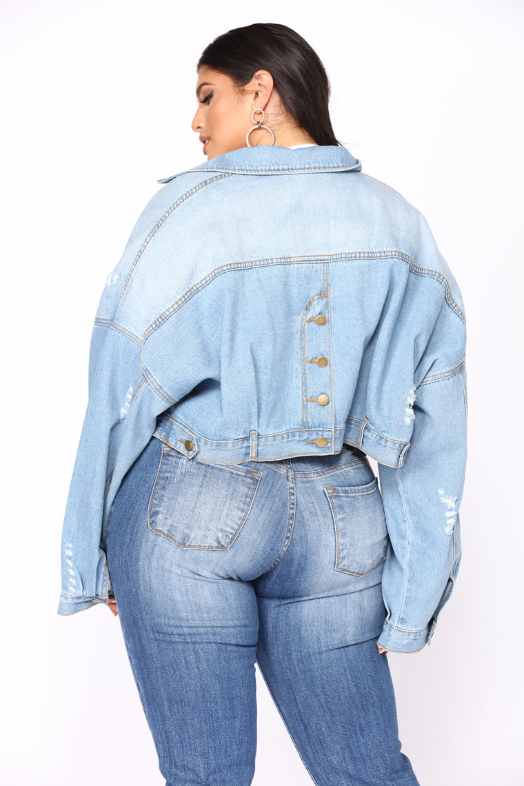 fashion nova plus size jean jacket