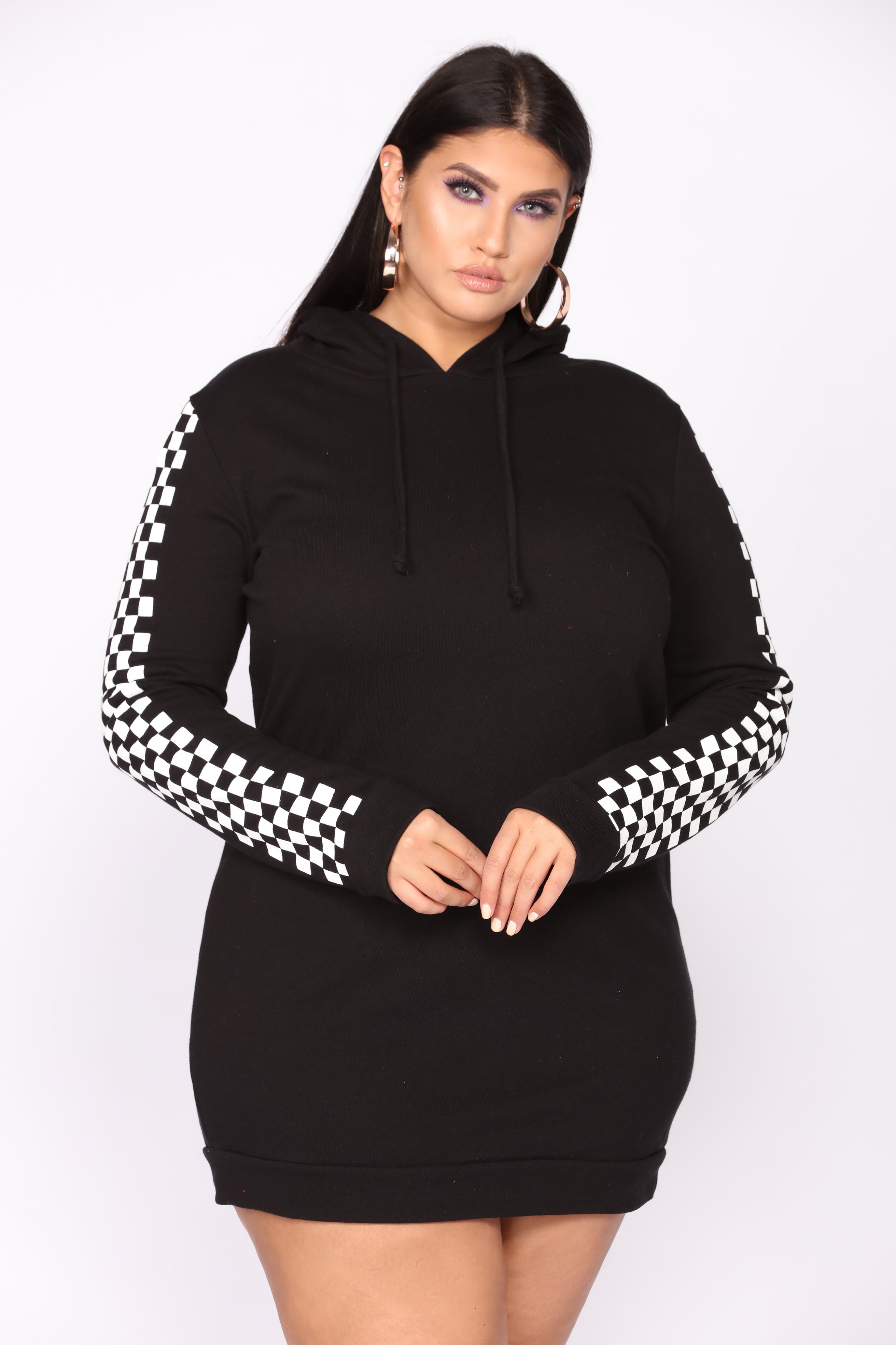 hoodie dress fashion nova