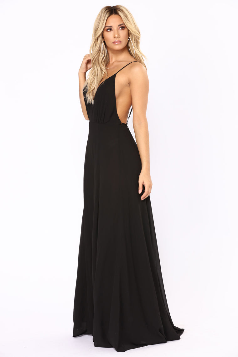 Monroe Wrap Dress - Black, Dresses | Fashion Nova