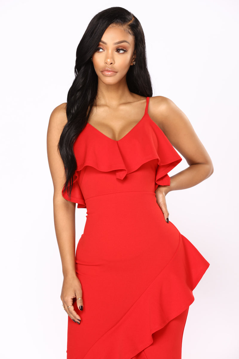 Inevitable Maxi Dress - Red | Fashion Nova, Dresses | Fashion Nova