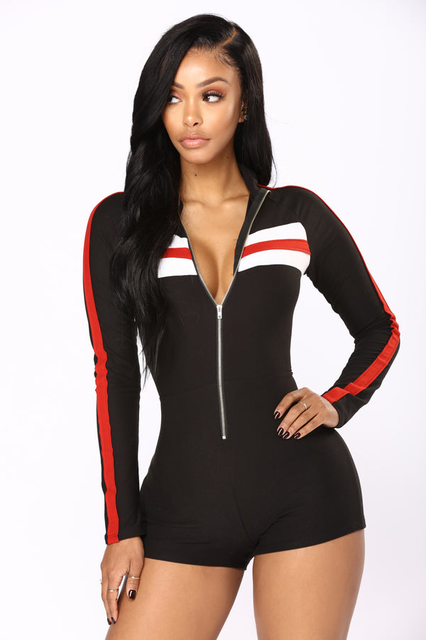 fashion nova motorsport jumpsuit