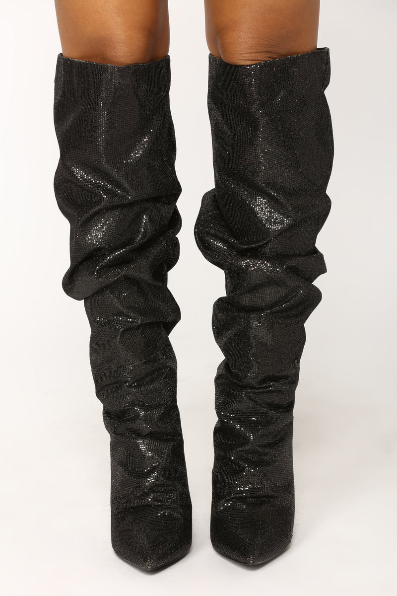 Hollywood Heel Boot - Black | Fashion Nova, Shoes | Fashion Nova
