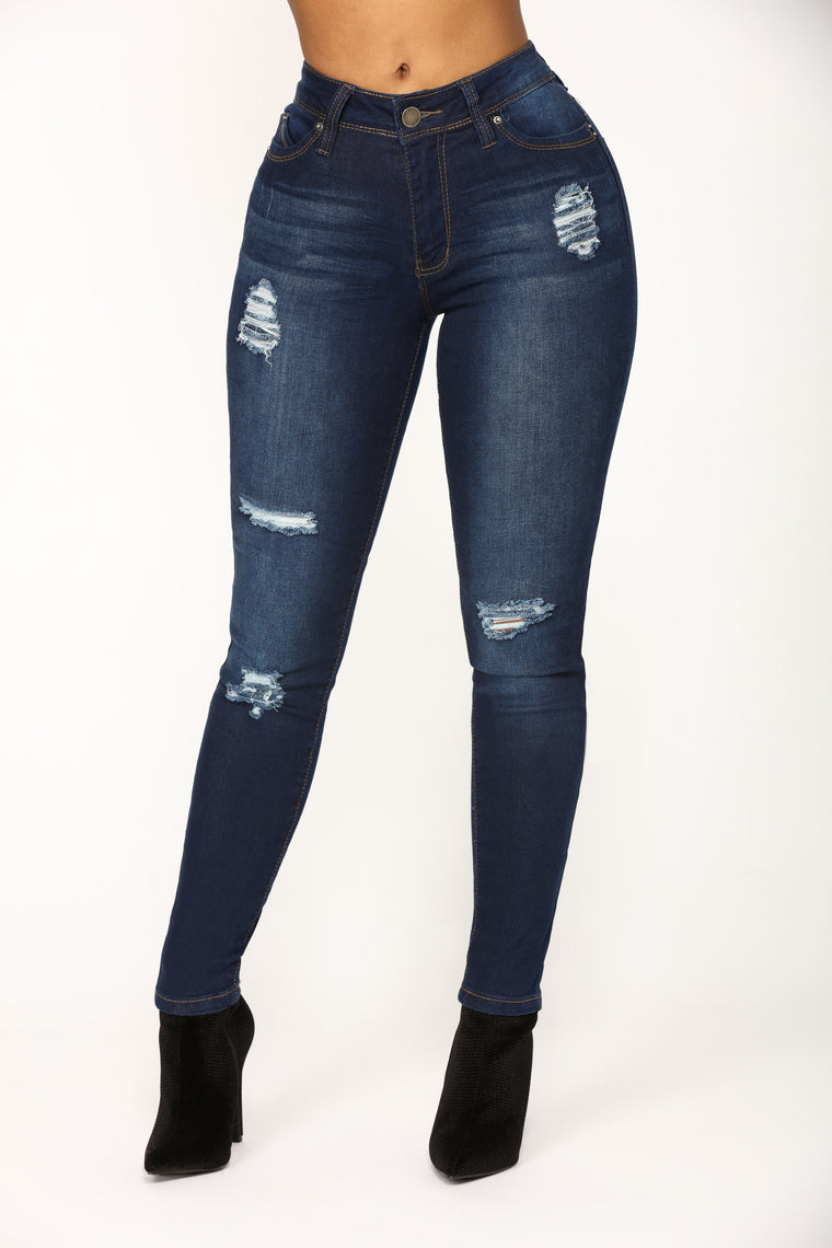 Clappers To The Front Booty Lifting Jeans - Dark Denim, Jeans | Fashion ...
