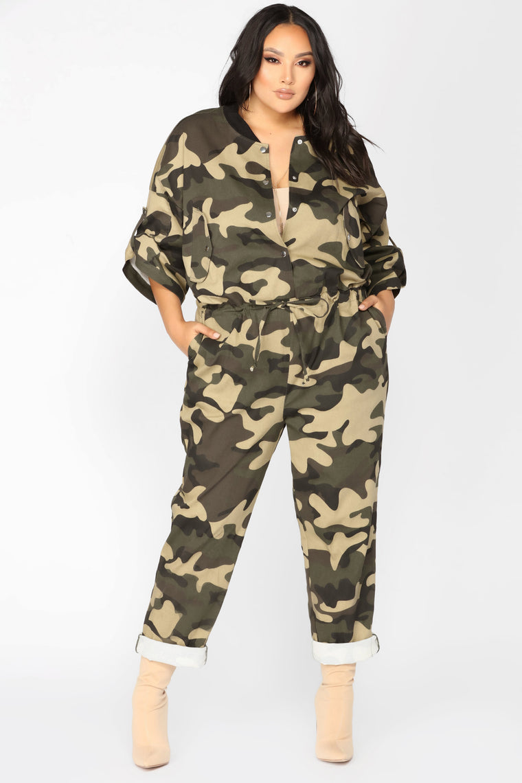 army fatigue jumpsuit womens