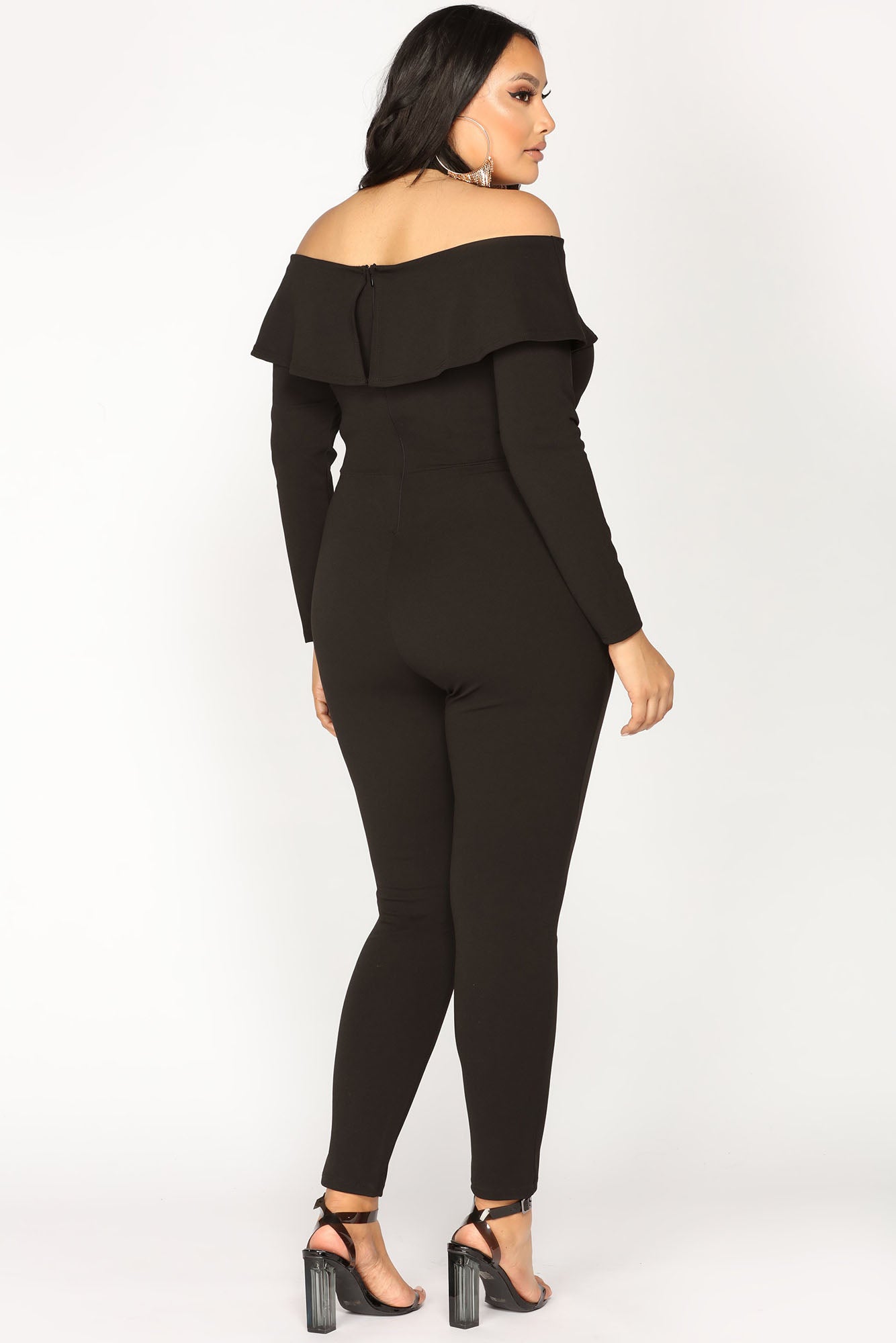 Very V Wire Jumpsuit - Black – Fashion Nova