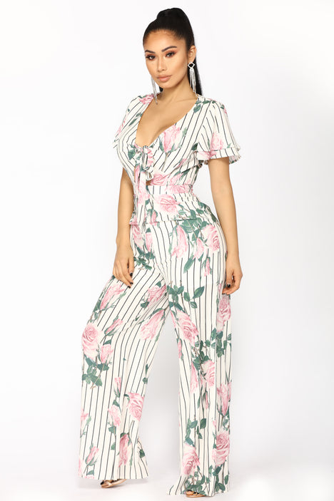 floral jumpsuit fashion nova