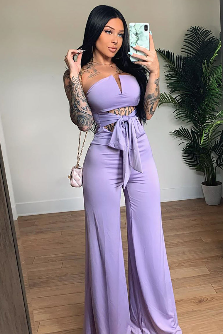 lavender formal jumpsuit