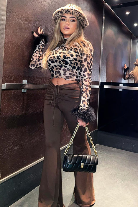 Around Leopard Print Top - Leopard | Fashion Nova, Knit Tops | Fashion Nova