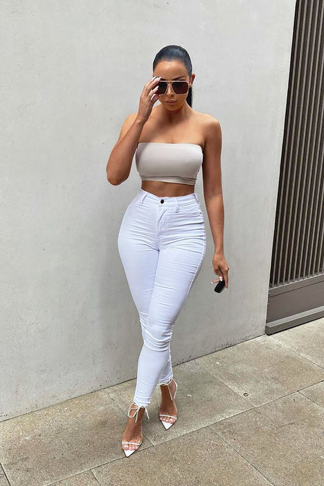 Luxe High Waist Skinny Jeans - White Fashion Nova, Jeans | Fashion Nova