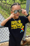 Mini Bart Simpson Sorry Tee - Black