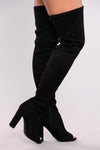 Carmella OTK Boot - Black