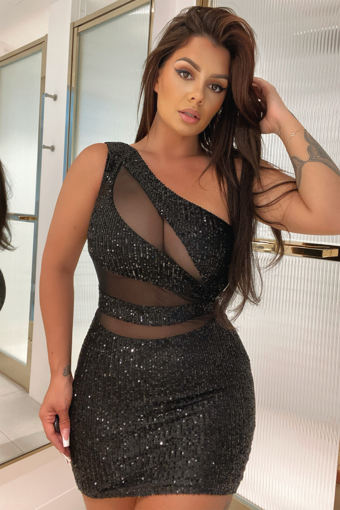 Party Seeker Sequin Mini Dress - Black | Fashion Nova