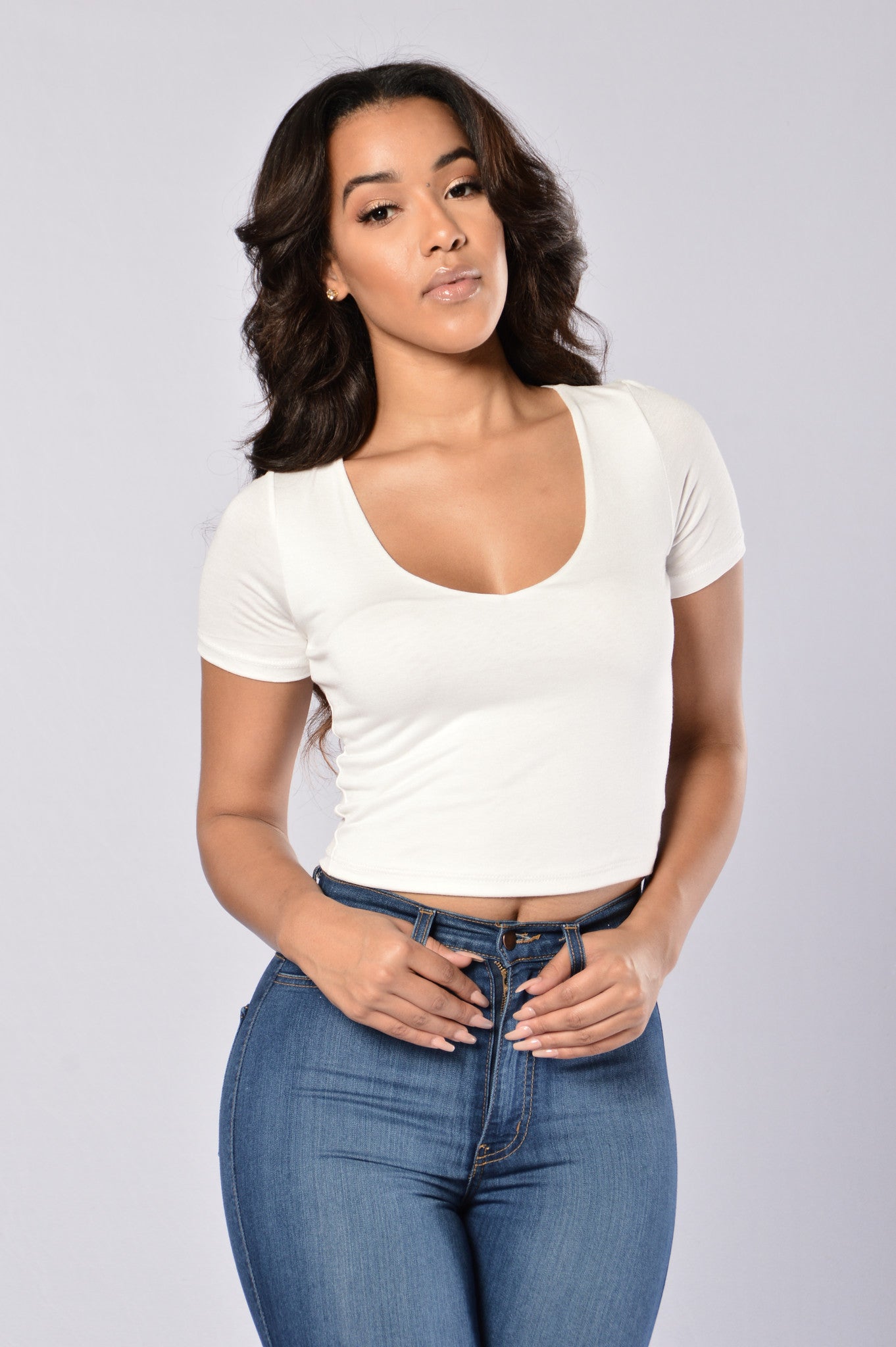 Double Trouble Tee - Ivory