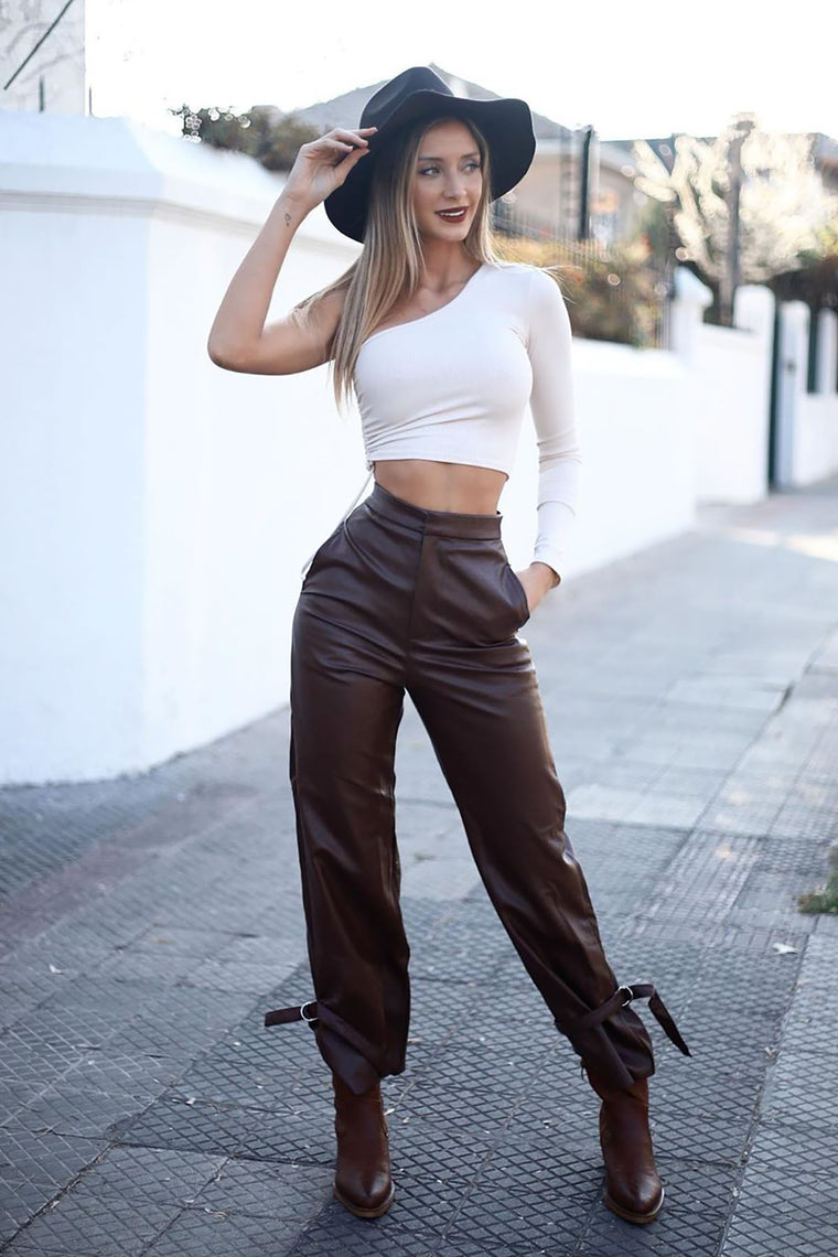 pink leather pants fashion nova