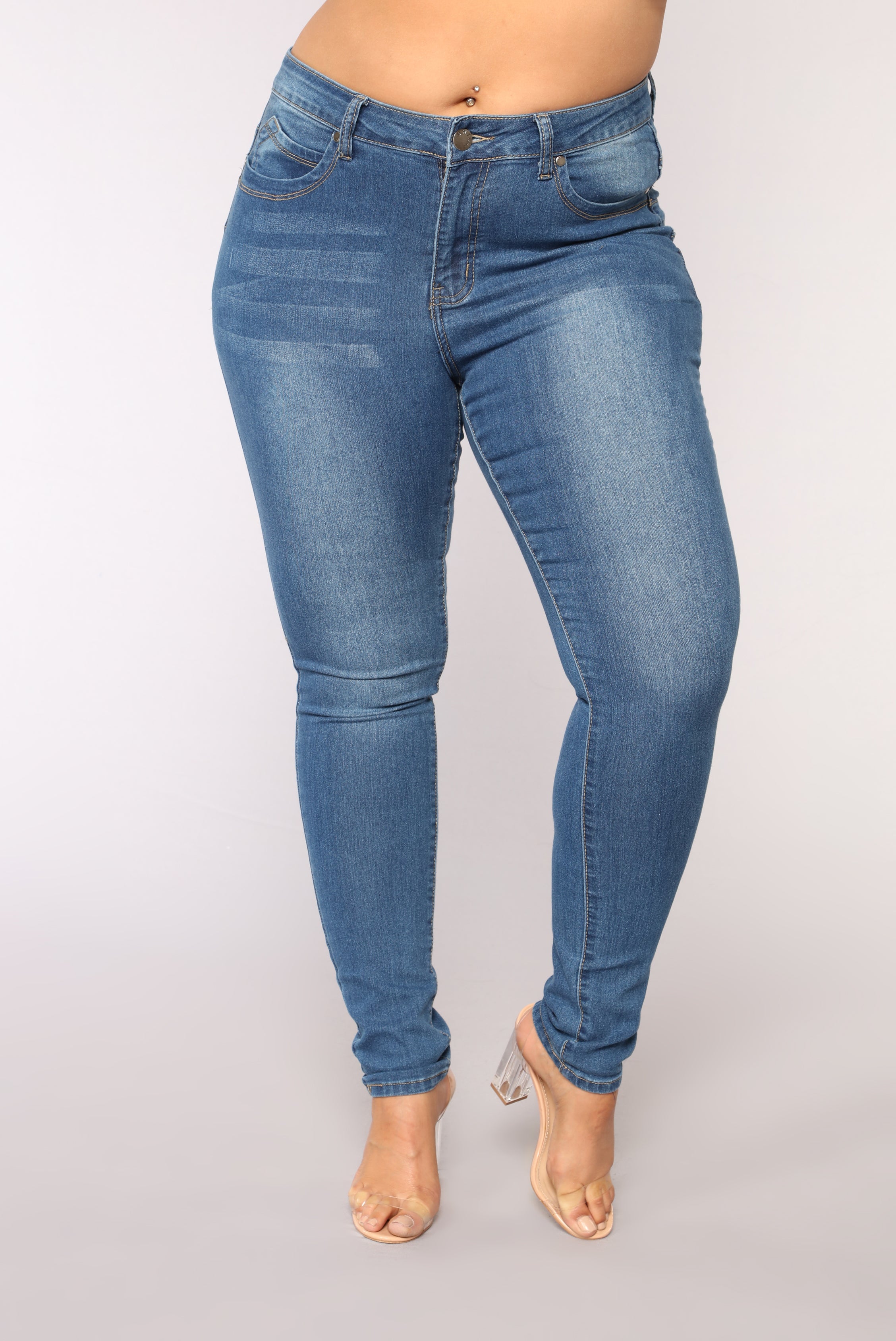 Let's Get Carried Away Jeans - Dark Denim