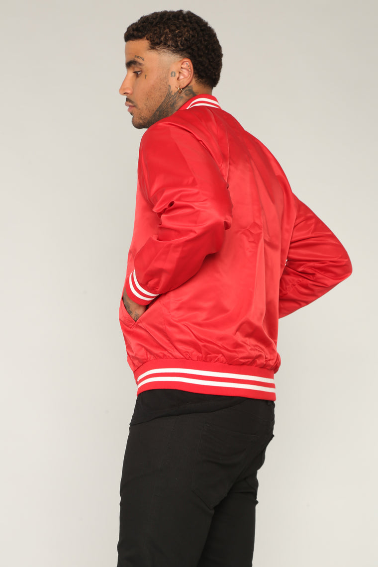 Varsity Jacket - red – Fashion Nova