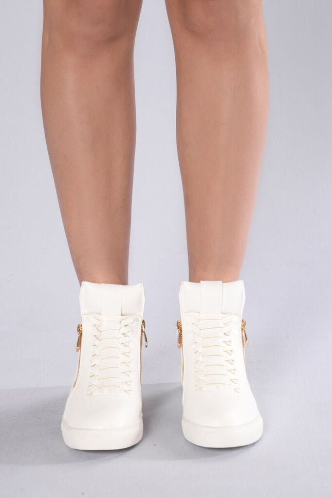 fashion nova white sneakers