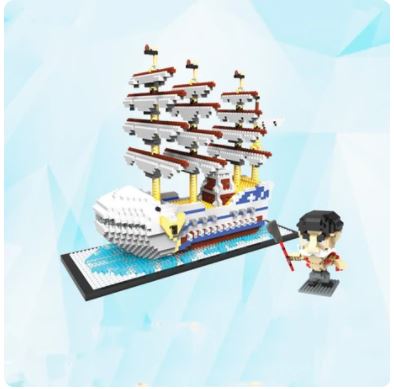 One Piece 771one Piece Thousand Sunny Pirate Ship Building Blocks