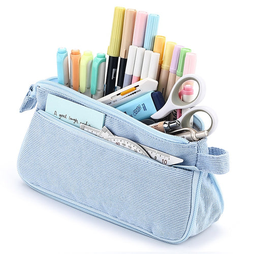 Generic ANGOO Pencil Cases Big Capacity Pencil Bag Pouch Box for