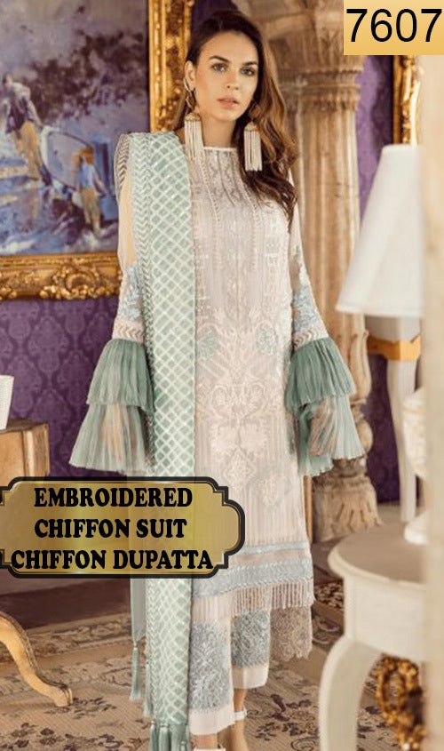 chiffon party wear suits