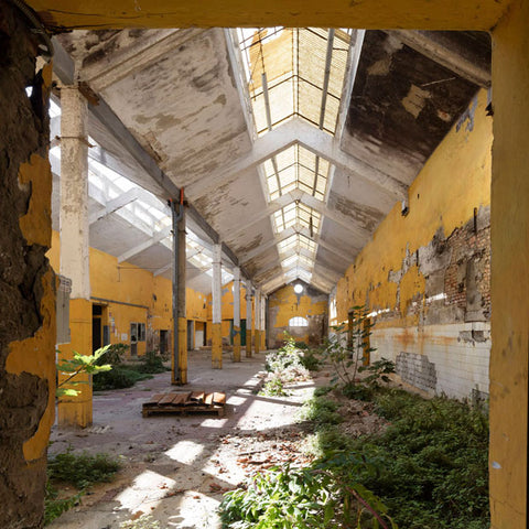 The former anonymous factory Wolleen Mill Calamai by Pier Luigi Nervi, in Prato. (ph. Fernando Guerra FG + SG photography de arquitectura |