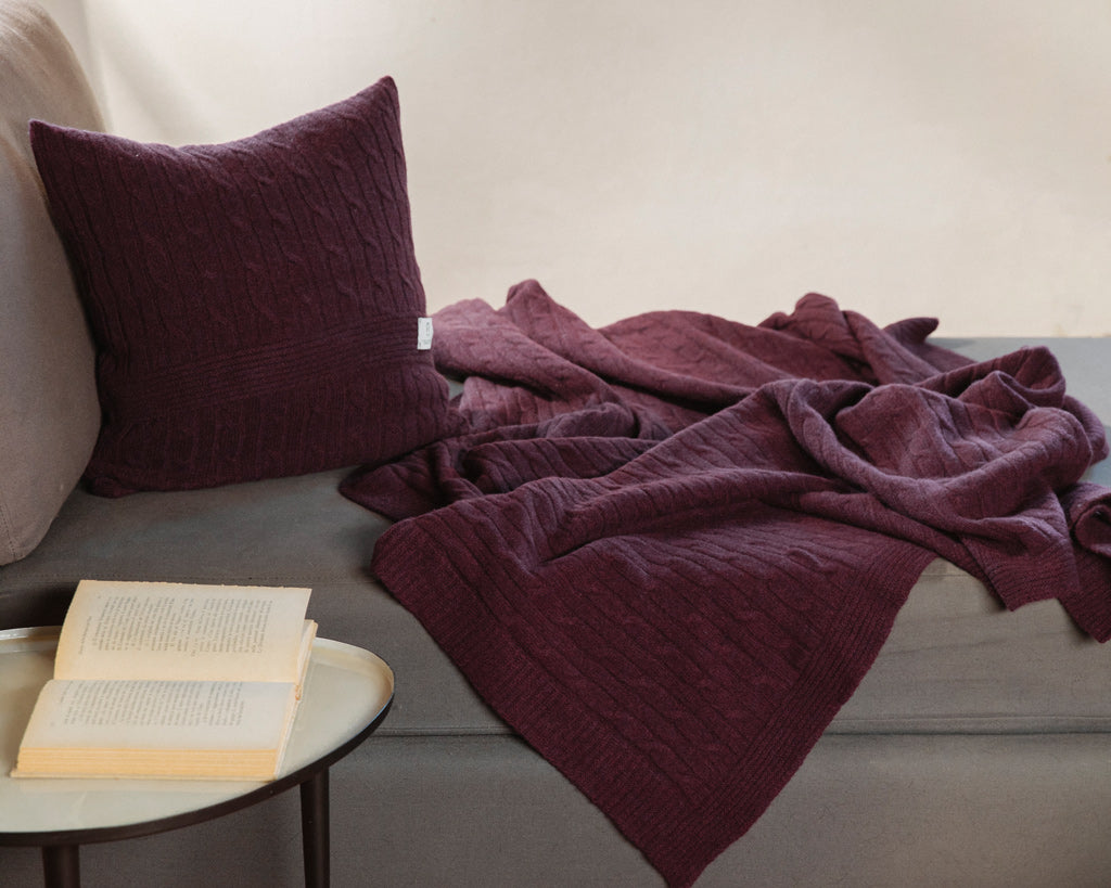 idea regalo coperta cashmere rigenerato Elide