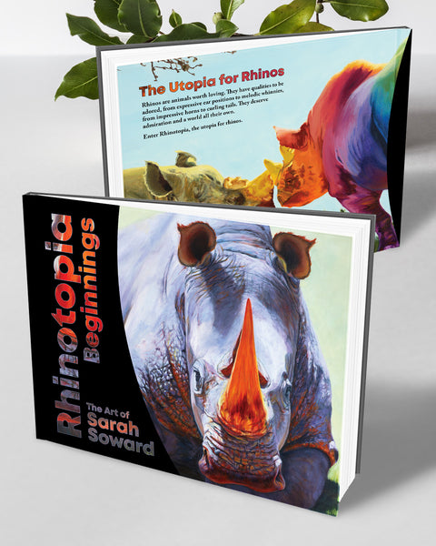 Front and back covers of Rhinotopia Beginnings