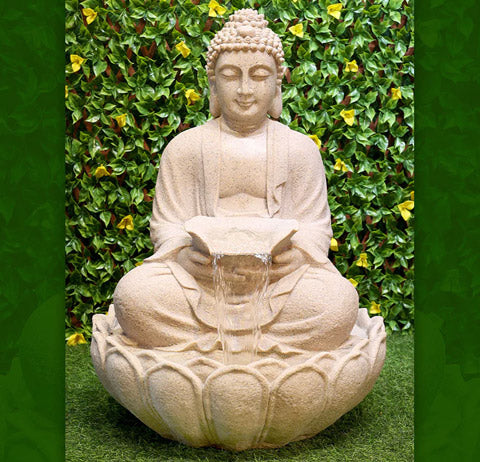 Buddha peace offering water fountain