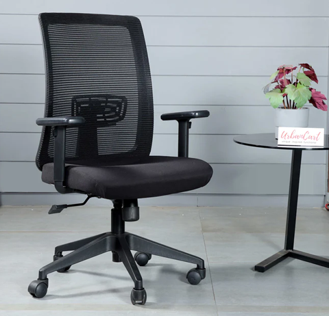 Diego Workstation Office Chair - Black